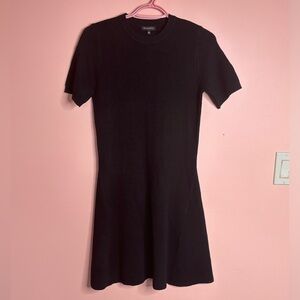 DYNAMITE Black Short Sleeved Sweater Dress